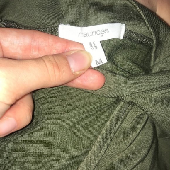 Army Green Dress - Picture 3 of 4